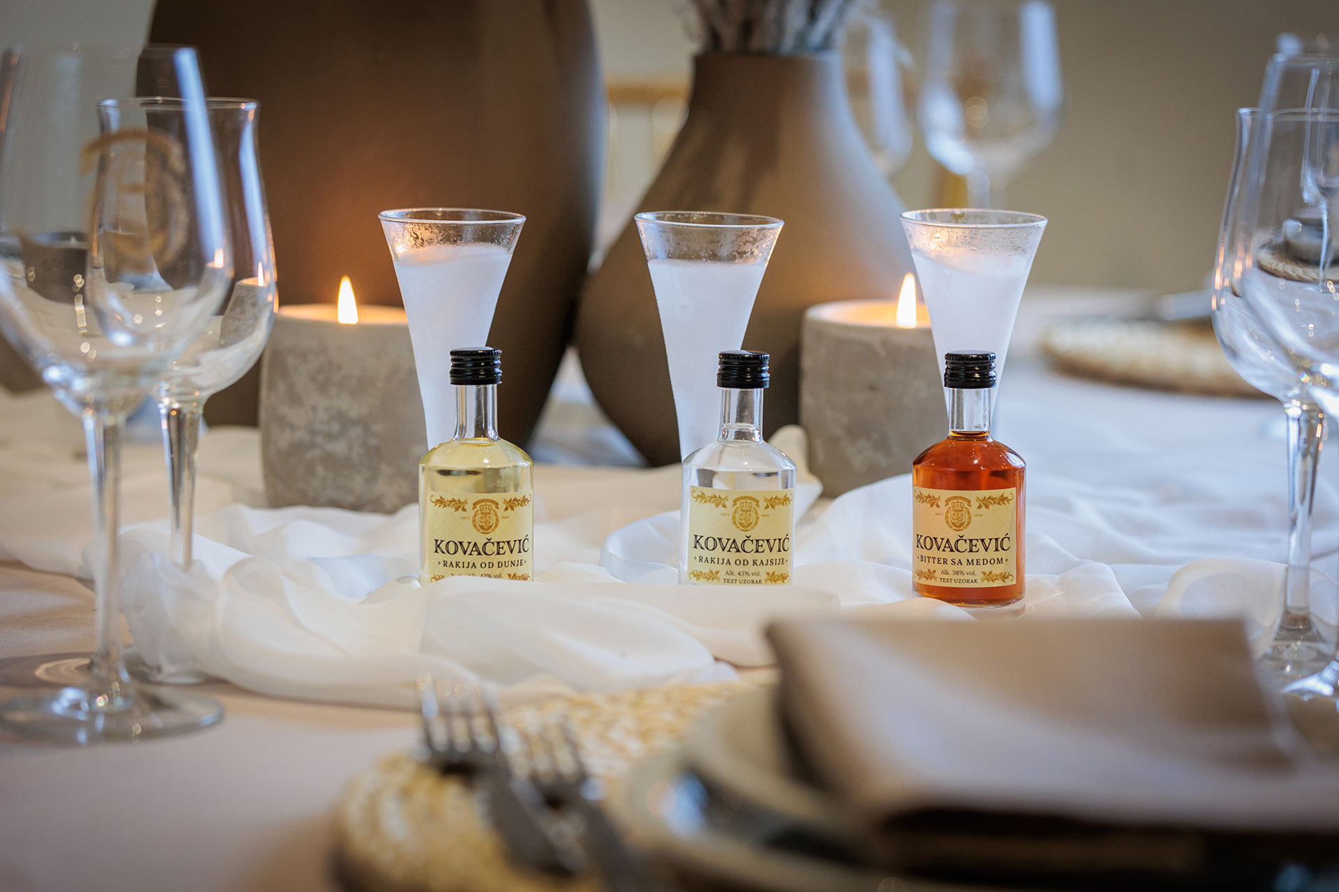 Sala za proslave - Splav Perla, Vinarija kovačević